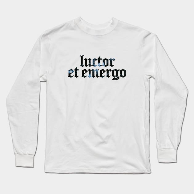 Luctor Et Emergo - I Struggle And Emerge Long Sleeve T-Shirt by overweared